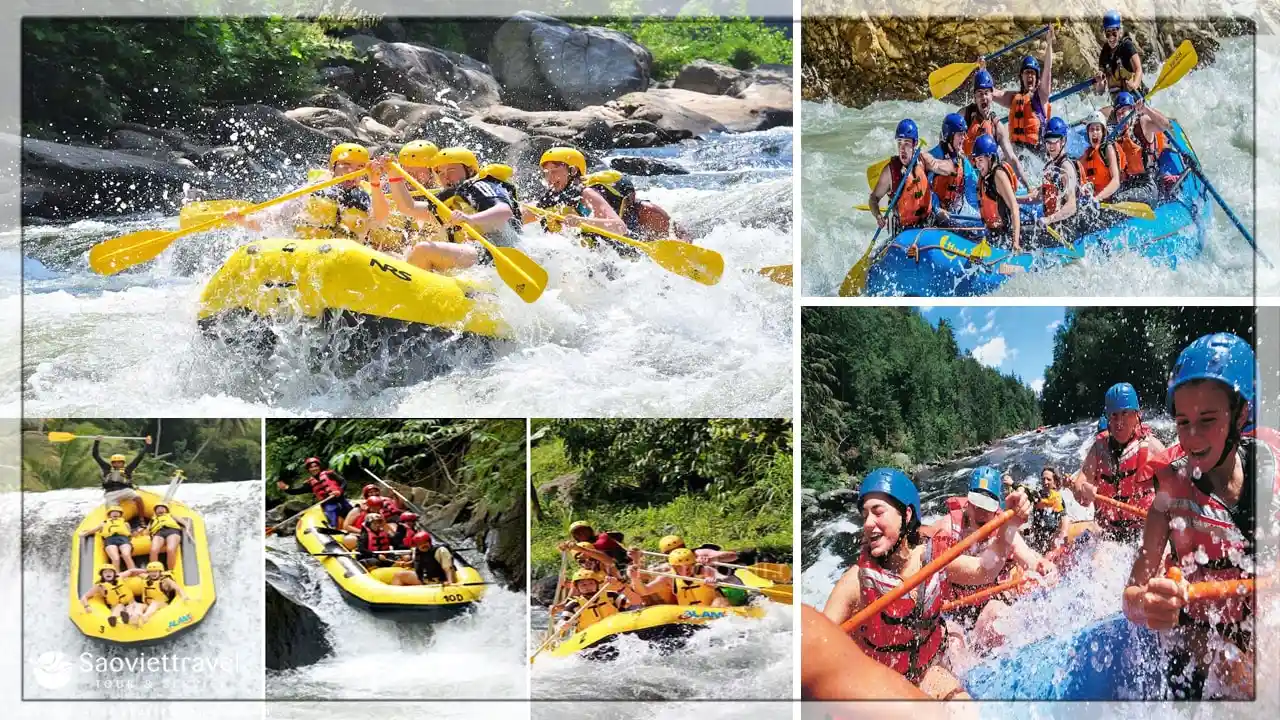 du lịch Bali - White Water Rafting 