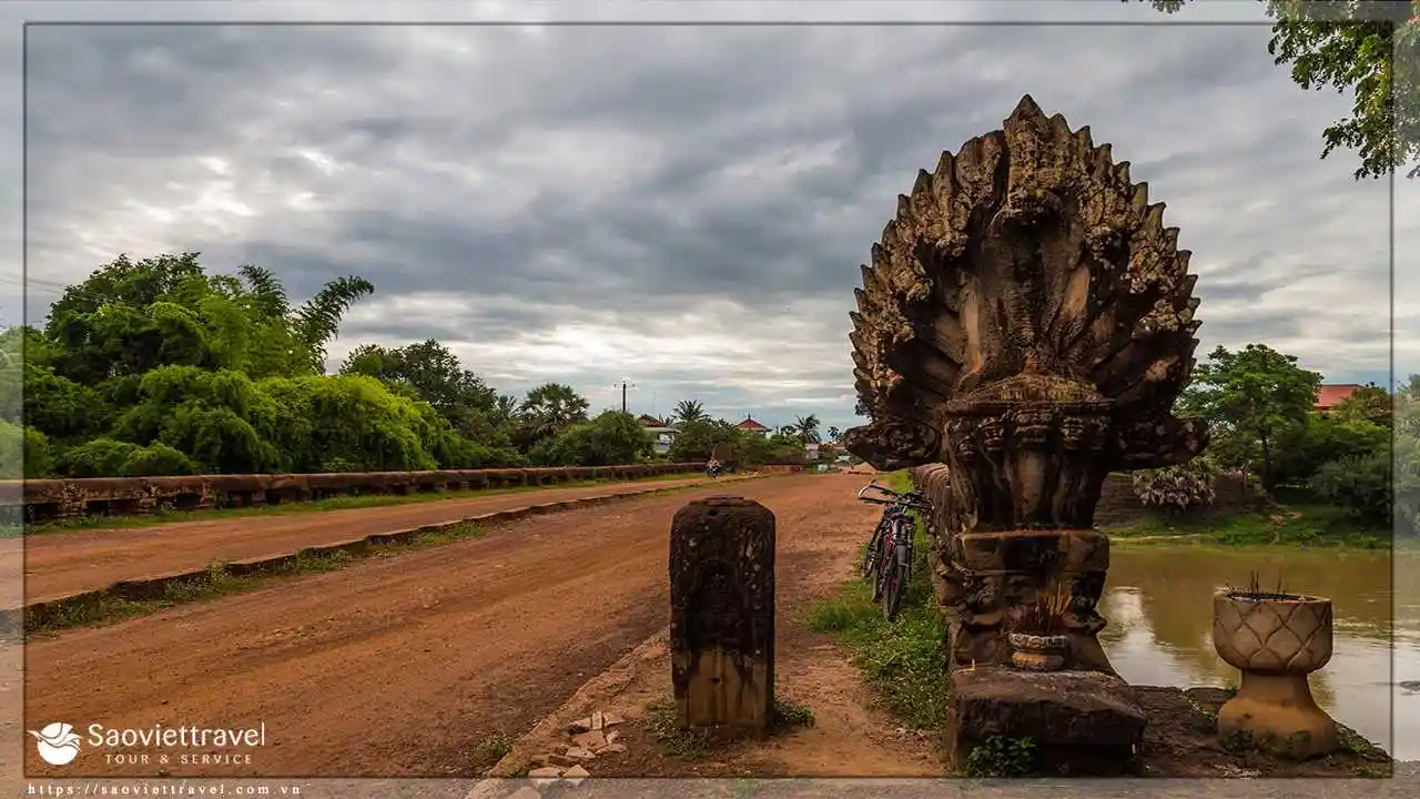 Du lịch Campuchia Cây cầu cổ Kompong Kdei