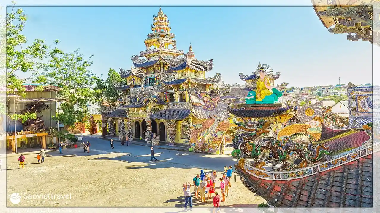 du lịch đà lạt chùa linh phước