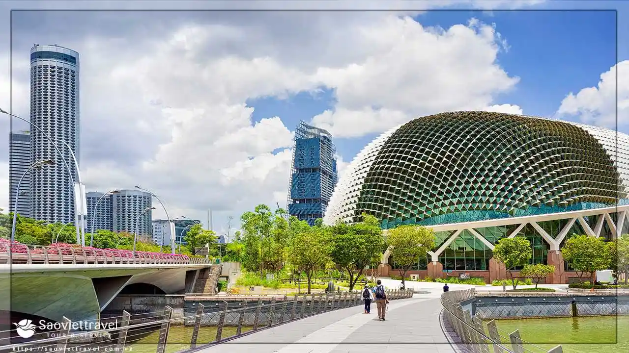 Du lịch Singapore Nhà hát Esplanade