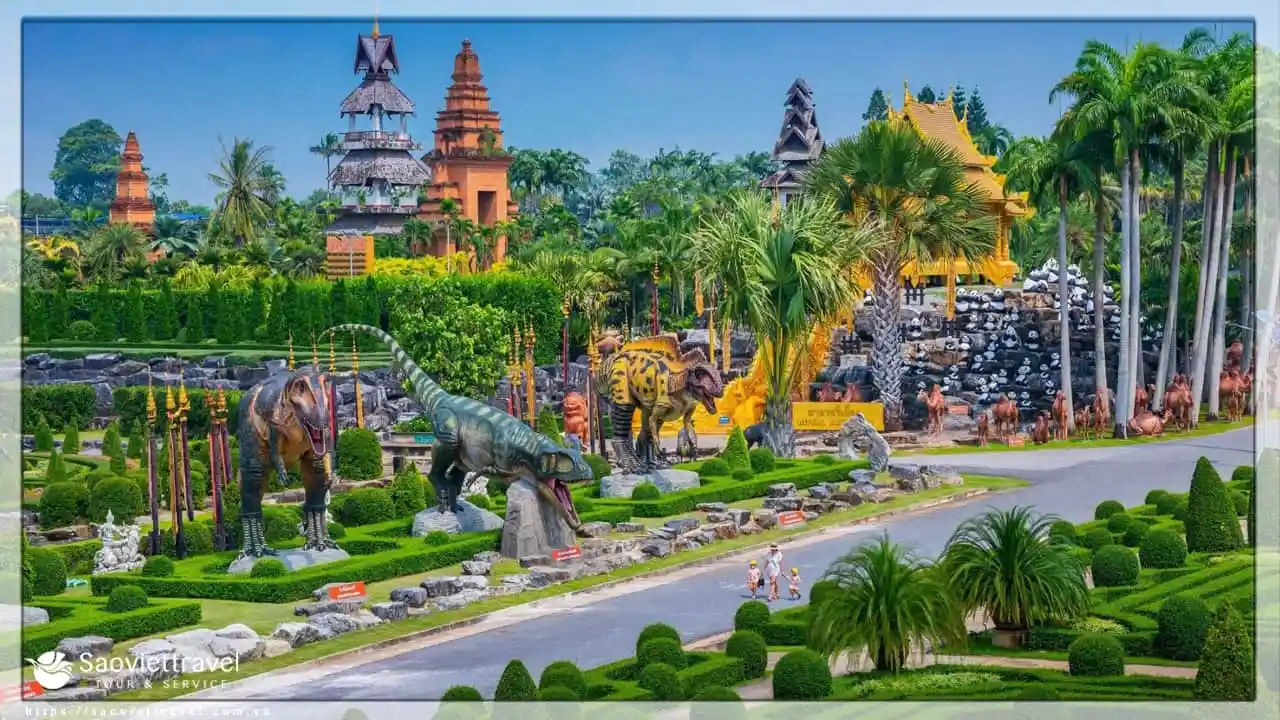 du lich thái lan Công viên khủng long Nongnooch