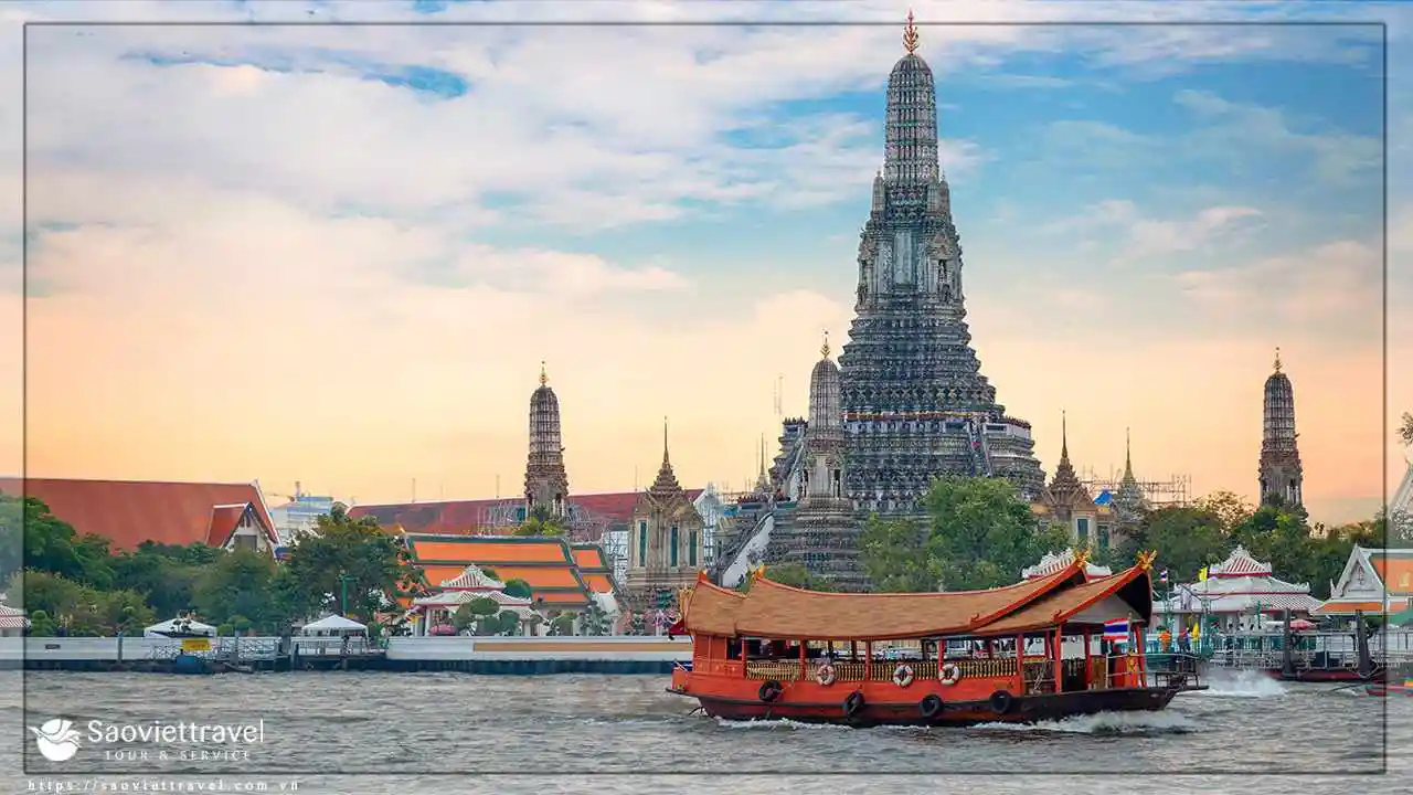 Du lịch Thái Lan Dạo Thuyền Chaophraya