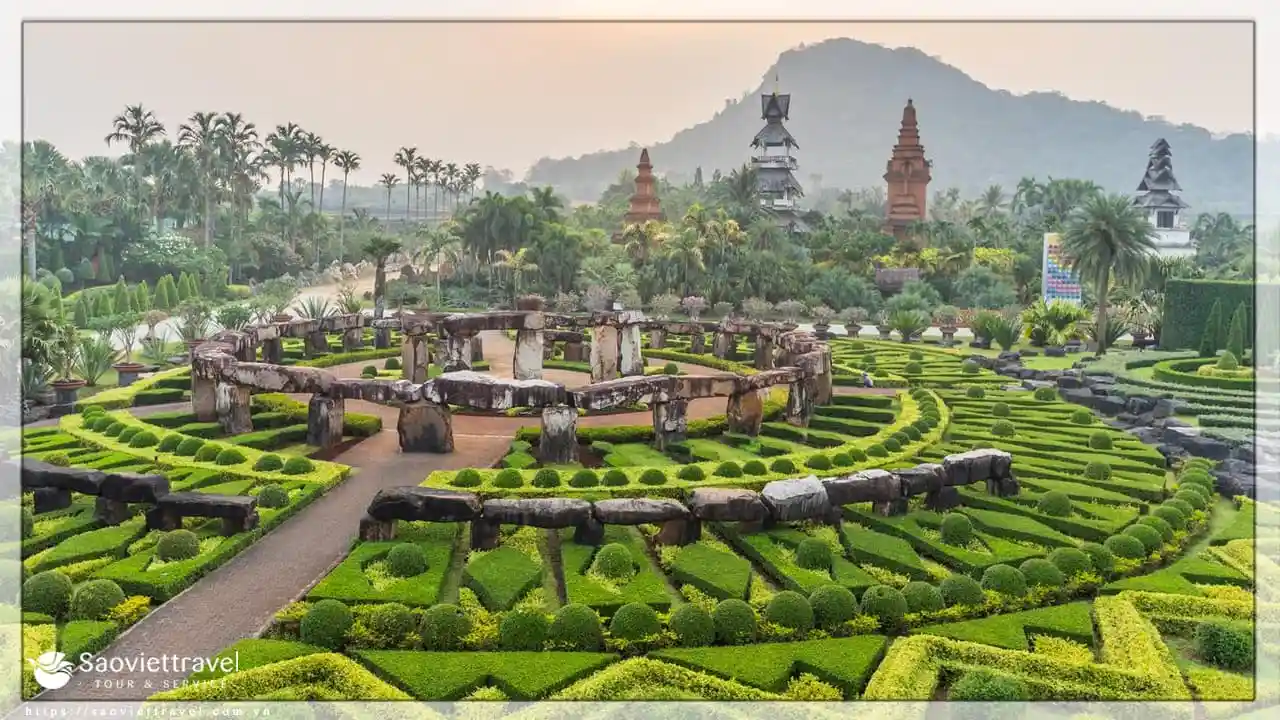 du lich thái lan Vườn nhiệt đới Nong Nooch