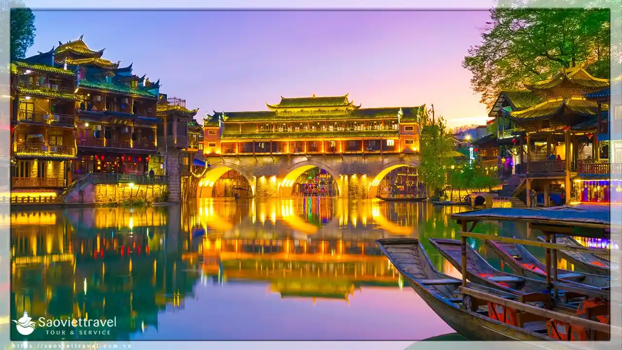 du lịch Trung Quốc phượng Hoàng cổ Trấn