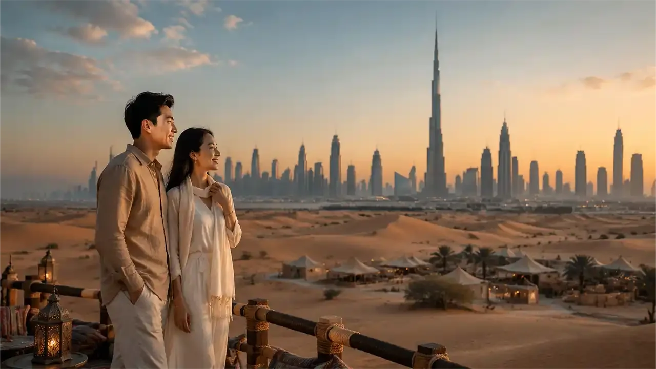 Burj Khalifa tại Dubai trong hành trình nước ngoài dịp Tết