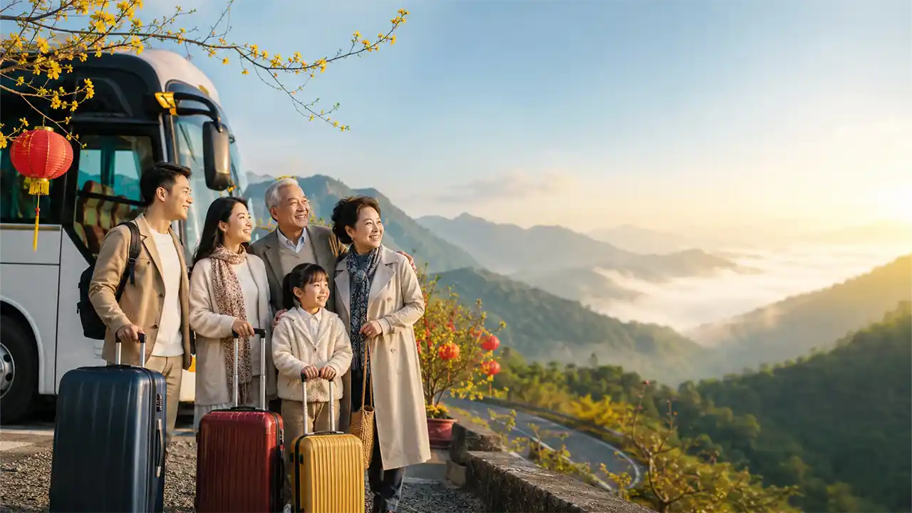 Du khách tham gia tour Tết trong nước 2027 và du xuân đầu năm