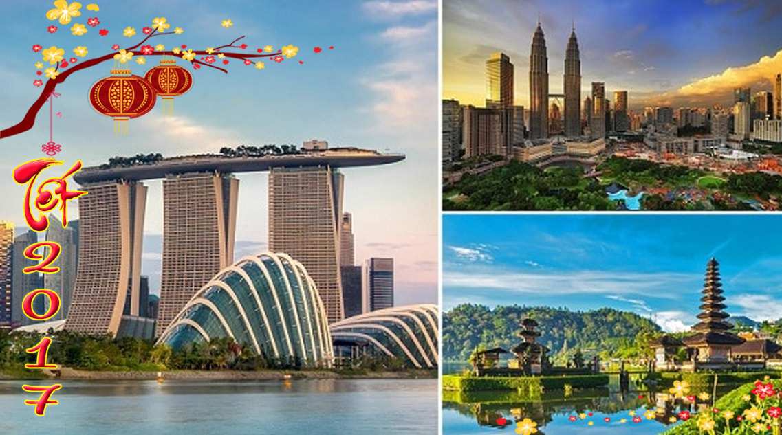 Du lịch Singapore – Malaysia – Indonesia  – Giá rẻ từ Sài Gòn tết âm lịch 2017