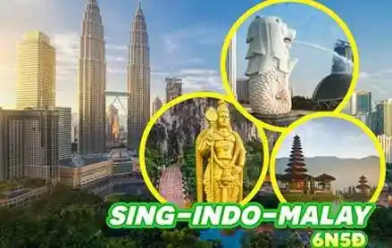 Du lịch hè 2020 - Singapore - Indonesia - Malaysia 6 ngày