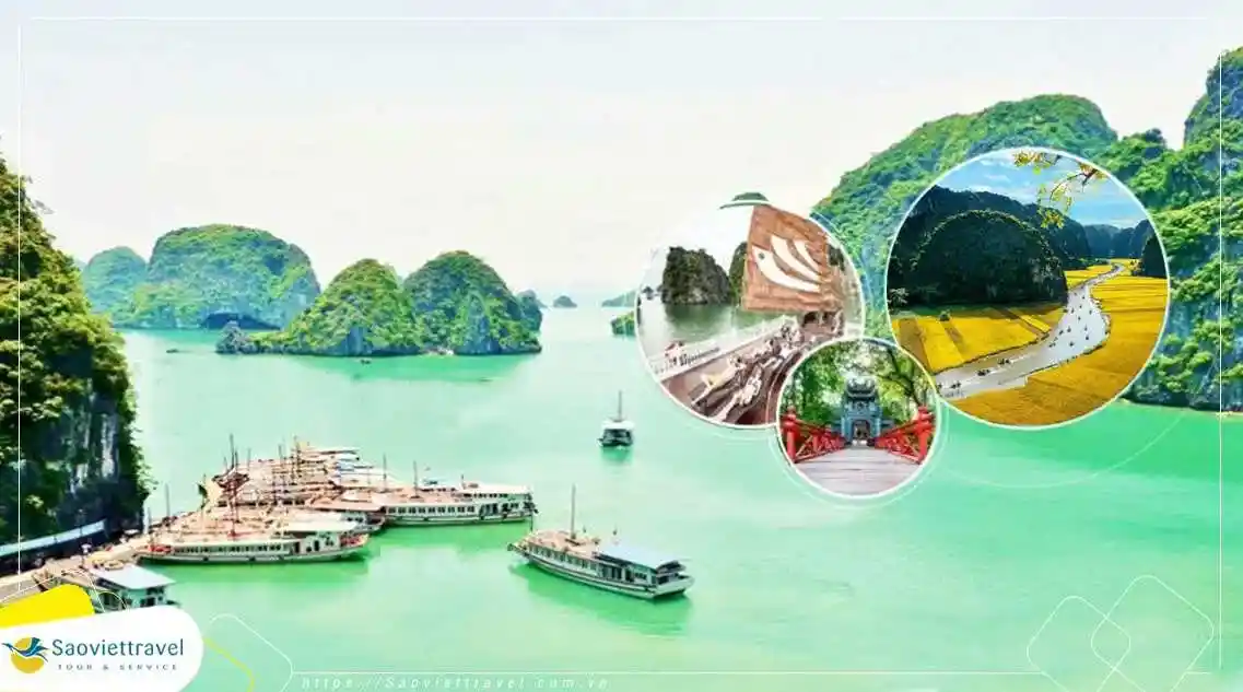 Tour Miền Bắc 4N3Đ: Sài Gòn – Hà  Nội – Hạ Long – Bái Đính – Tràng An