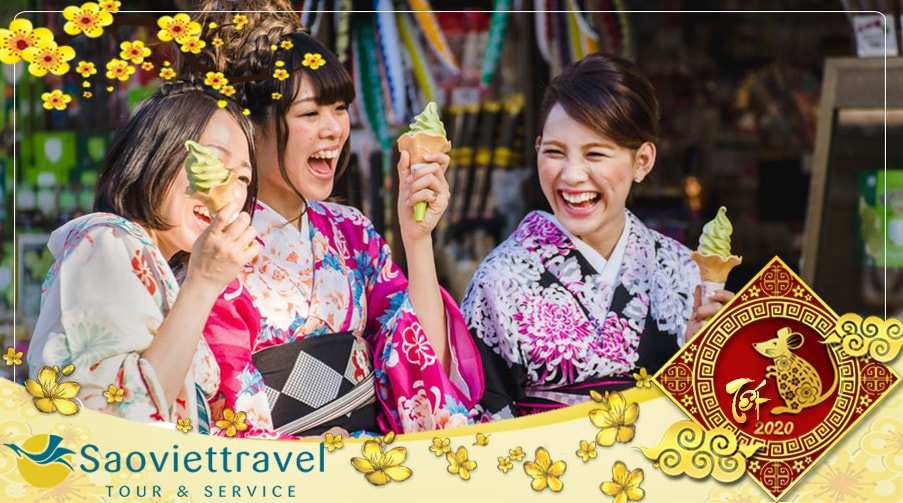 Tour Du lịch Nhật Bản Tết Âm lịch 4 ngày 3 đêm từ Sài Gòn giá tốt 2020