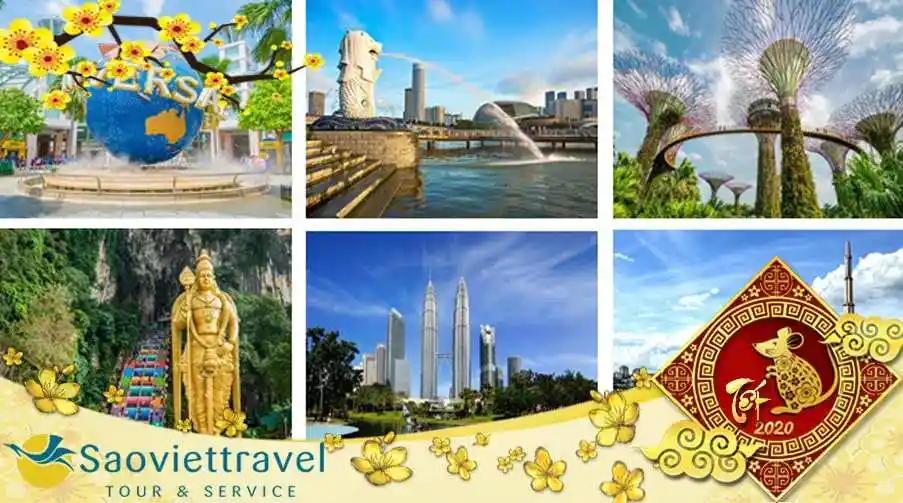 Tour Tết Singapore – Malaysia – Indonesia 6N5Đ: Hành trình 3 quốc gia, giá tốt từ Sài Gòn