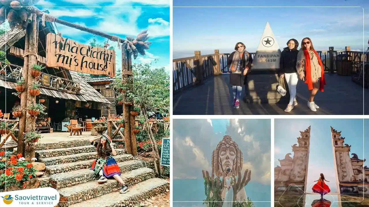 Tour Sapa 3N2Đ: Check in Moana – Chợ Bắc Hà – Fansipan