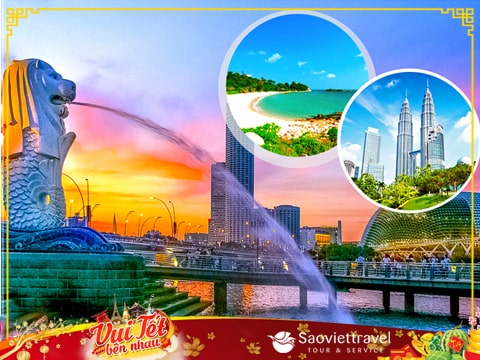 Tour liên tuyến Singapore – Malaysia – Indonesia 6N5Đ tết 2023 giá tốt từ Sài Gòn