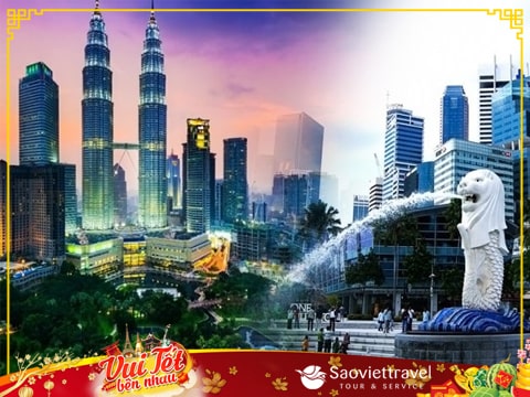 Tour Singapore Malaysia 5N4Đ tết Nguyên Đán 2023 giá tốt từ Sài Gòn