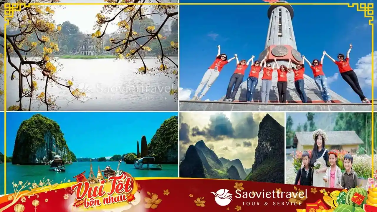 Tour Miền Bắc 4N3Đ Tết Âm lịch: Hà Nội – Vịnh Hạ Long – Hà Giang từ Sài Gòn
