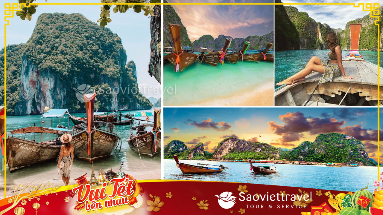 Tour Thái Lan 5N4Đ Tết 2023 – Phuket – Đảo Phi Phi giá tốt từ Sài Gòn
