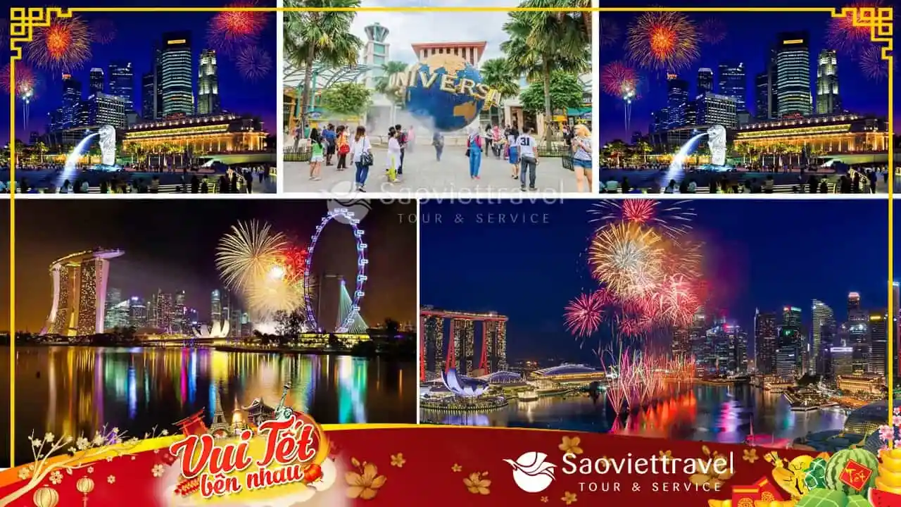 Tour Tết Âm lịch 2025: Tour Singapore 3N2Đ Khám Phá Đảo Quốc Sư Tử
