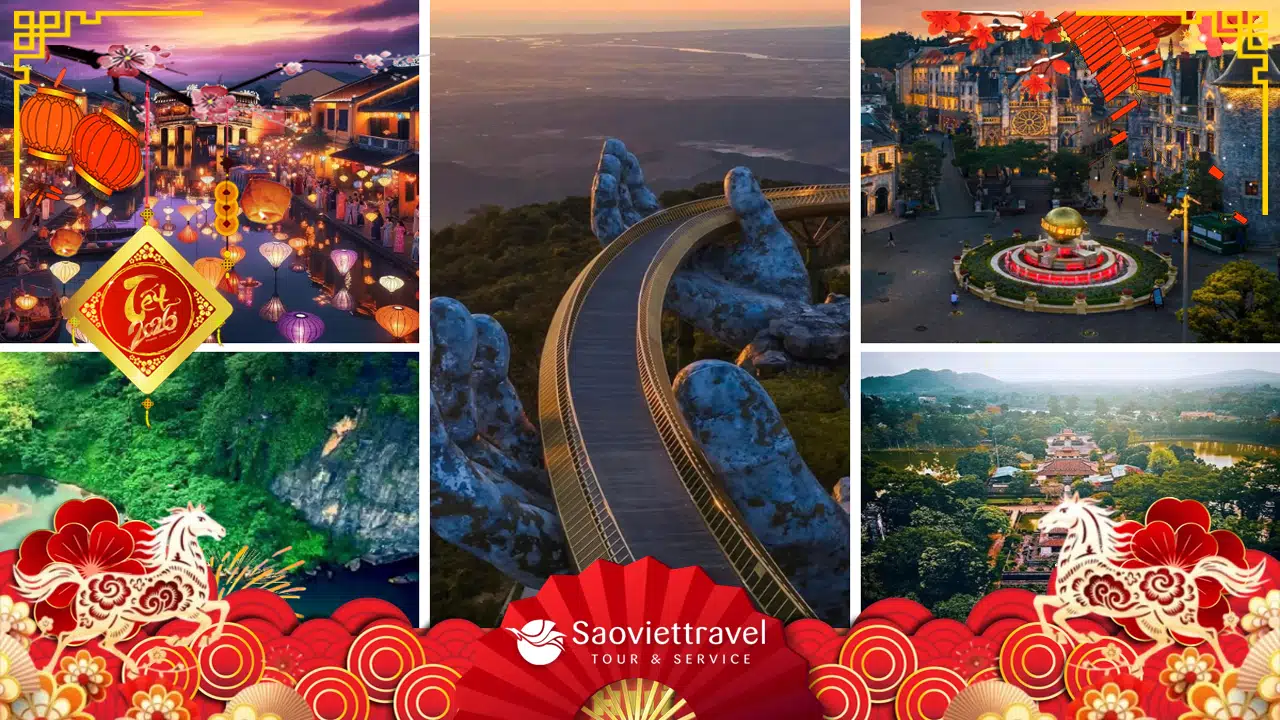 Tour Tết 2026 Đà Nẵng – Hội An – Bà Nà Hills – Huế 4N3Đ từ Sài Gòn