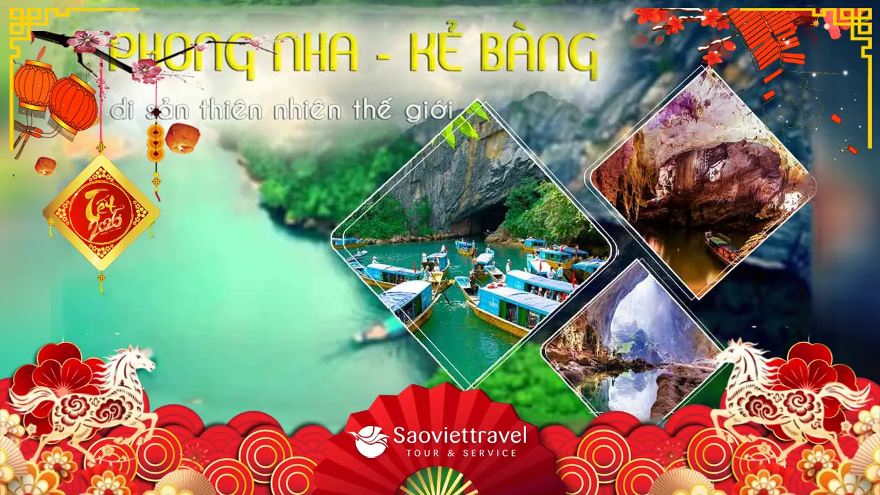 Tour Tết 2026: Đà Nẵng –  Bà Nà – Hội An – Huế – Động Phong Nha 5N4Đ