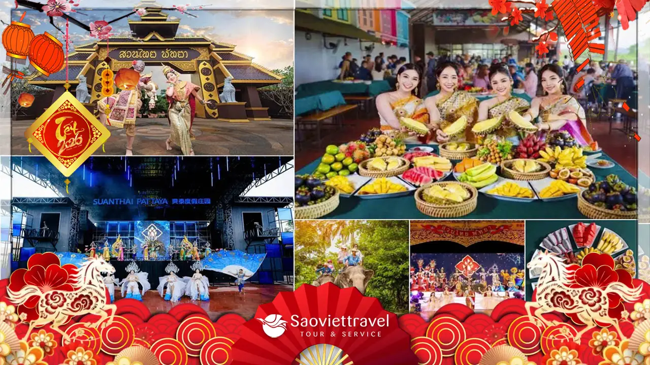 Tour Tết 2026: Tour Thái Lan 5N4Đ | Đảo Coral – SuanThai – Big Bee – Chaopraya