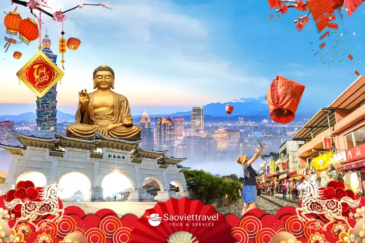 Tour Tết Nguyên Đán 2026: Đài Loan 5N4Đ - Đài Bắc - Đài Trung - Cao Hùng