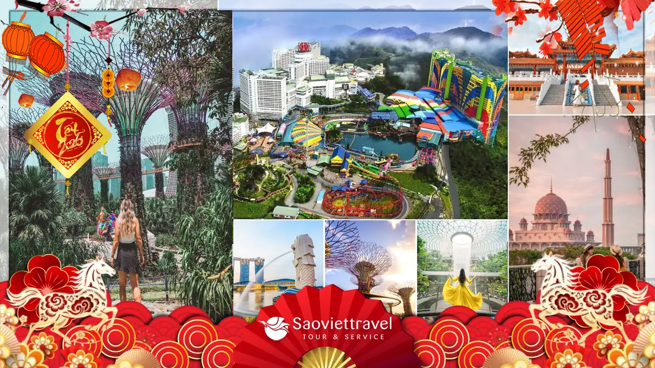 Tour Tết Nguyên Đán 2026: Malaysia – Singapore – 5N4Đ từ Sài Gòn