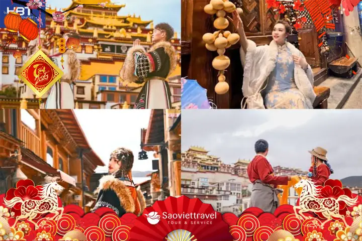 Tour Tết Nguyên Đán 2026: Trung Quốc 6N5Đ - Lệ Giang - Đại Lý - Shangrila