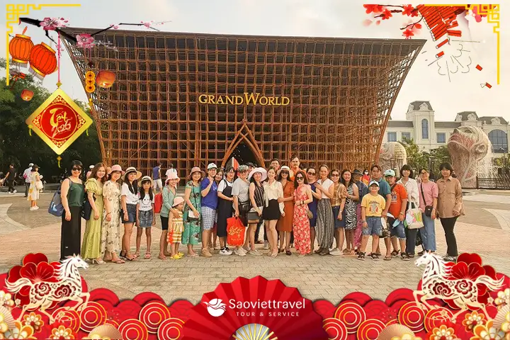 Tour Tết Phú Quốc 2026: Grand World - Vinwonders - Safari 3N2Đ