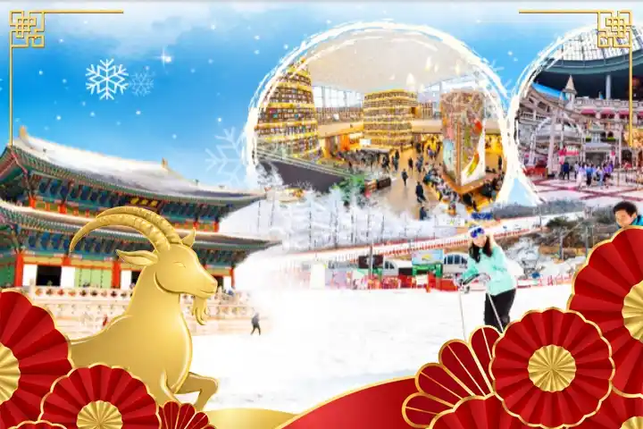 Tour Hàn Quốc Tết 2027 - Seoul - Trượt Tuyết - Lotte World 5N5Đ Từ HCM