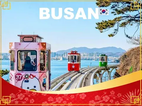 Tour Hàn Quốc Tết âm lịch 2027 – Busan – Seoul 6N5Đ từ TP.HCM